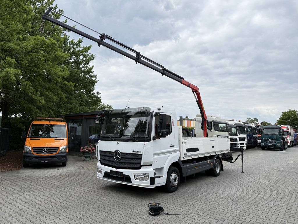 Mercedes-Benz Atego 821 Kran Palfinger PK4200 - Camión caja abierta, Camión grúa: foto 1 Mercedes-Benz Atego 821 Kran Palfinger PK4200 - Camión caja abierta, Camión grúa: foto 1