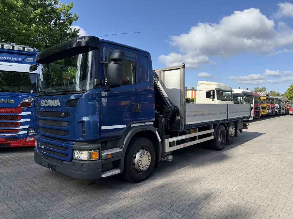 Scania G440 6X2*4 HIAB 166 bis 16.50 Meter - Camión caja abierta, Camión grúa: foto 1 Scania G440 6X2*4 HIAB 166 bis 16.50 Meter - Camión caja abierta, Camión grúa: foto 1