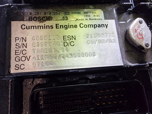 DAF 6ISB E3 5.9 Daf Spec CE162C with PTO on bellhousing Engine (Truck) - Motor para Camión: foto 2 DAF 6ISB E3 5.9 Daf Spec CE162C with PTO on bellhousing Engine (Truck) - Motor para Camión: foto 2