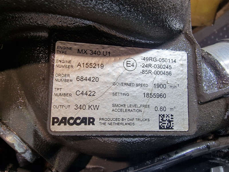 DAF MX340U1 EUR5 XF106.460 Engine (Truck) - Motor para Camión: foto 2 DAF MX340U1 EUR5 XF106.460 Engine (Truck) - Motor para Camión: foto 2
