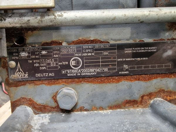 Deutz BF8M1015CP Engine (Plant) - Motor para Maquinaria de construcción: foto 2 Deutz BF8M1015CP Engine (Plant) - Motor para Maquinaria de construcción: foto 2