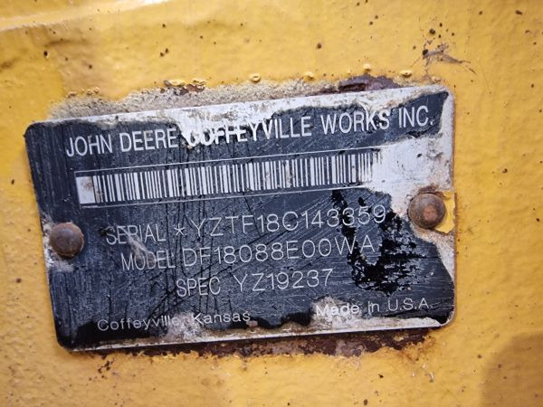 John Deere DF180 with HFWD MOTOR GRADER Transmission - Caja de cambios: foto 2 John Deere DF180 with HFWD MOTOR GRADER Transmission - Caja de cambios: foto 2