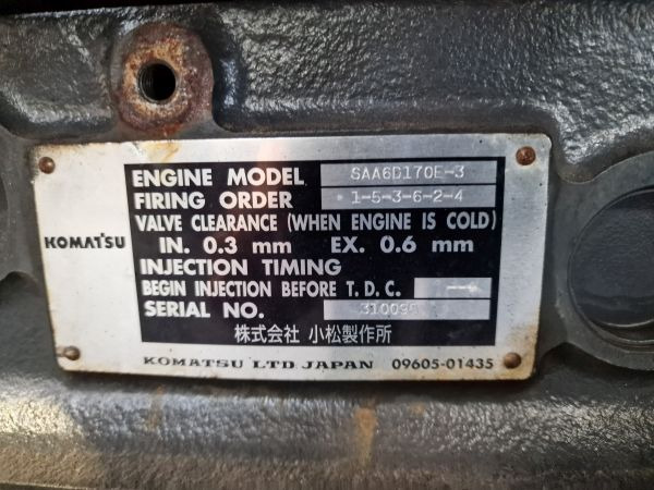 Komatsu SAA6D170E-3 Engine (Plant) PC1250-7 Excavator - Motor para Maquinaria de construcción: foto 2 Komatsu SAA6D170E-3 Engine (Plant) PC1250-7 Excavator - Motor para Maquinaria de construcción: foto 2