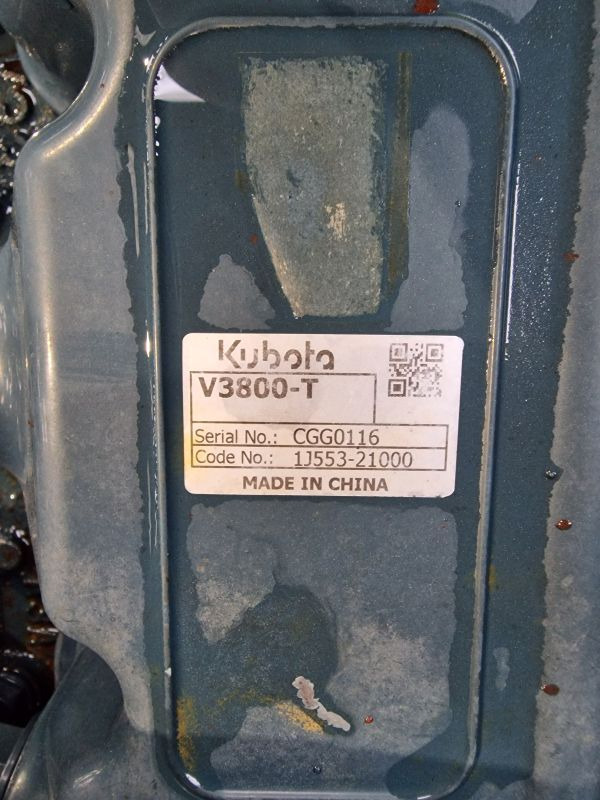 Kubota V3800-DI-T-ET18 Engine (Plant) - Motor para Maquinaria de construcción: foto 2 Kubota V3800-DI-T-ET18 Engine (Plant) - Motor para Maquinaria de construcción: foto 2