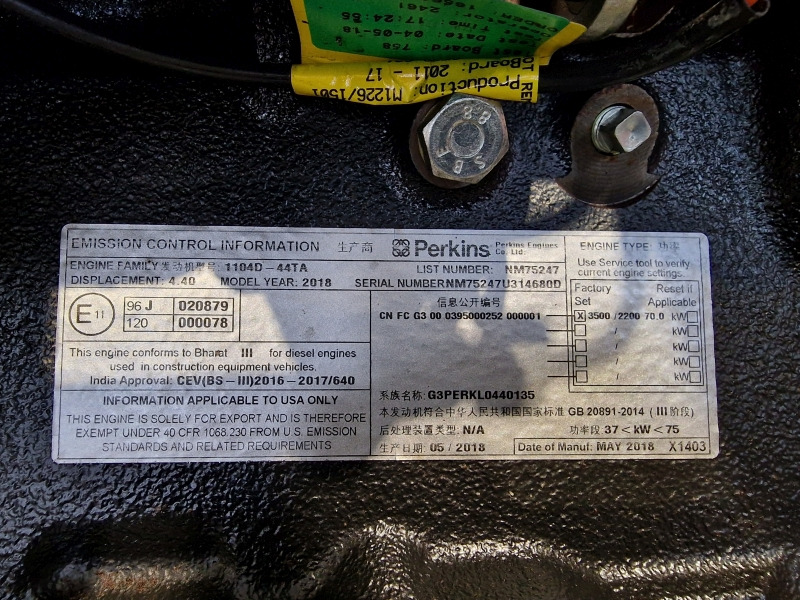 Perkins 1104D-44TA Engine (Plant) - Motor para Maquinaria de construcción: foto 2 Perkins 1104D-44TA Engine (Plant) - Motor para Maquinaria de construcción: foto 2