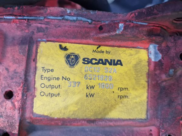 Scania DC12 52A Engine (Industrial) - Motor para Maquinaria industrial: foto 2 Scania DC12 52A Engine (Industrial) - Motor para Maquinaria industrial: foto 2