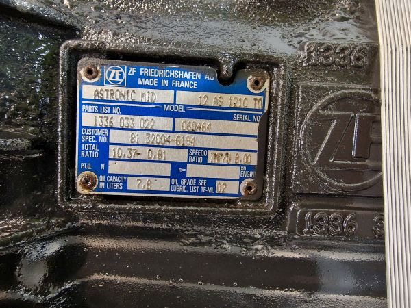 Caja de cambios ZF Astronic 12AS1210TO Gearbox: foto 9
