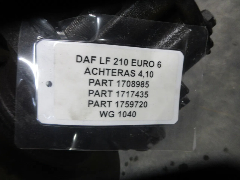 DAF 1708985 // 1717435 // 1759720 ACHTERAS DAF LF 210 EURO 6 RATIO 4,10 - Eje posterior para Camión: foto 5 DAF 1708985 // 1717435 // 1759720 ACHTERAS DAF LF 210 EURO 6 RATIO 4,10 - Eje posterior para Camión: foto 5