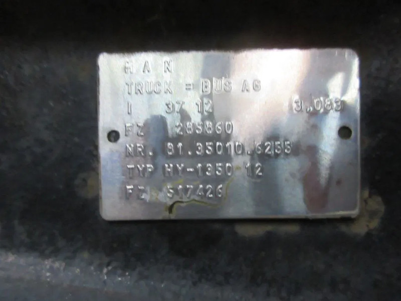 MAN 81.35010-6255/HY-1350 12 TYPE 1 37:12 RATIO 3,083 MAN 18.440 EURO 5 DIFFERENTIEEL - Diferencial para Camión: foto 5 MAN 81.35010-6255/HY-1350 12 TYPE 1 37:12 RATIO 3,083 MAN 18.440 EURO 5 DIFFERENTIEEL - Diferencial para Camión: foto 5