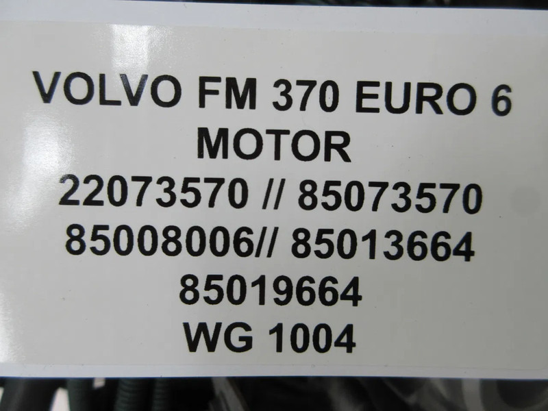 Volvo 22073570 // 85073570 // 85008006 // 85013664 VOLVO FM 370 EURO 6 - Motor para Camión: foto 5 Volvo 22073570 // 85073570 // 85008006 // 85013664 VOLVO FM 370 EURO 6 - Motor para Camión: foto 5
