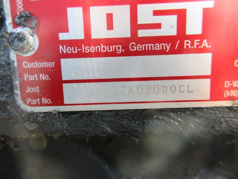 Quinta rueda para Camión jost JSK 40 //G50-X D 152 SCHOTEL EX MAN 18.460 MODEL 2018: foto 6 Quinta rueda para Camión jost JSK 40 //G50-X D 152 SCHOTEL EX MAN 18.460 MODEL 2018: foto 6