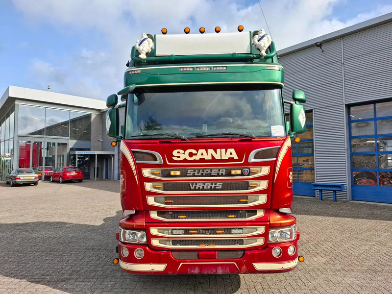 Cabeza tractora Scania R580 V8 / ONLY:478179KM / HYDRAULICS / LEATHER / AUTOMATIC / EURO-6 / 2016: foto 6