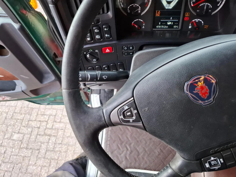 Cabeza tractora Scania R580 V8 / ONLY:478179KM / HYDRAULICS / LEATHER / AUTOMATIC / EURO-6 / 2016: foto 15