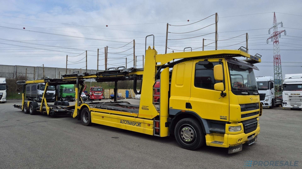 DAF FA CF 75.360 EURO 5 přepravník aut - prodejné jen s přívěsem GROENEWOLD P0461K - cena je za celou soupravu - Camión portavehículos: foto 1 DAF FA CF 75.360 EURO 5 přepravník aut - prodejné jen s přívěsem GROENEWOLD P0461K - cena je za celou soupravu - Camión portavehículos: foto 1