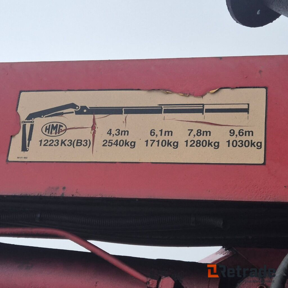 2001mod. HMF 1220 kran - Grúa para camión: foto 4 2001mod. HMF 1220 kran - Grúa para camión: foto 4