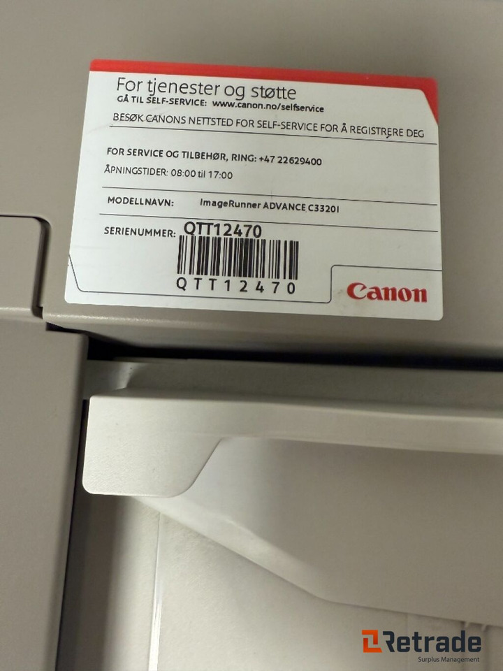 Canon ImageRunner Advance C3320i - Máquina de impresión digital: foto 3 Canon ImageRunner Advance C3320i - Máquina de impresión digital: foto 3