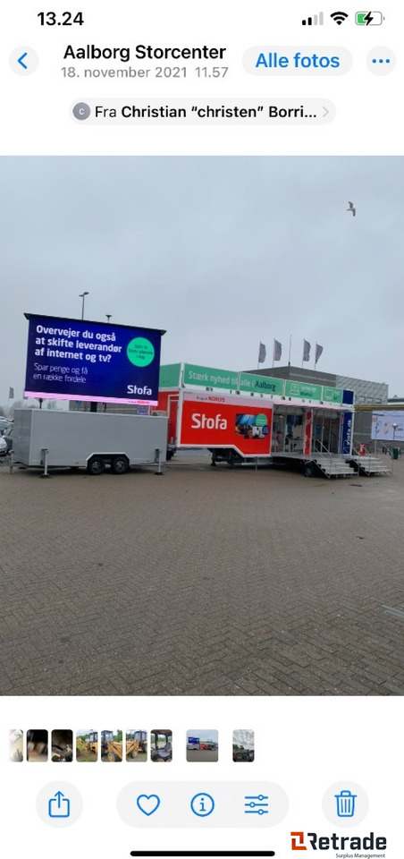 Lastbiltrailer MTDK - AMT ÅN 300 Lukket Special udstillings trailer. - Remolque venta ambulante: foto 1 Lastbiltrailer MTDK - AMT ÅN 300 Lukket Special udstillings trailer. - Remolque venta ambulante: foto 1