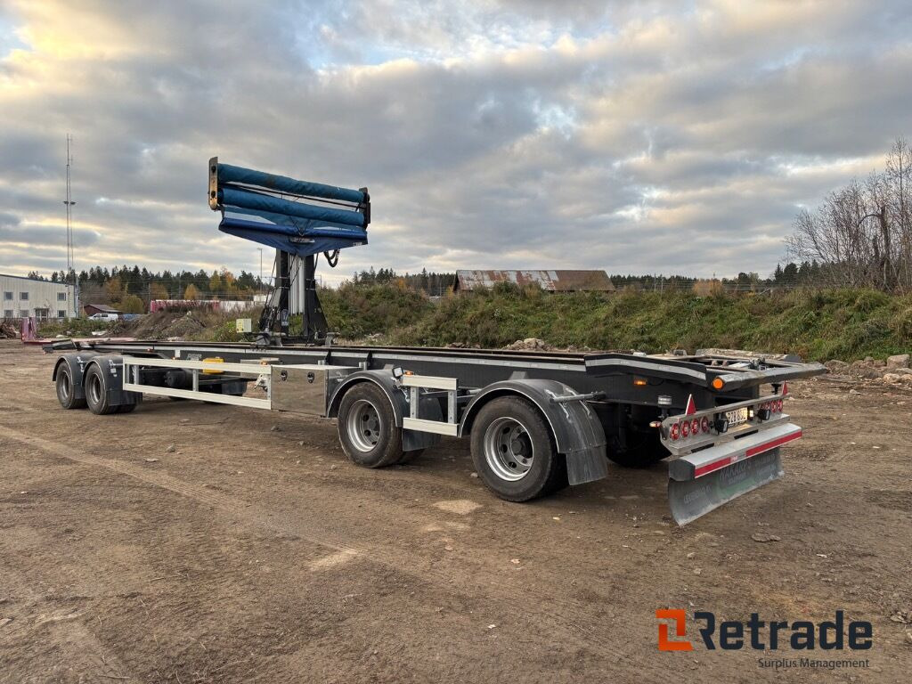 Lastväxlarvagn Hakarps 12-20 - 2024 38ton - Remolque multilift/ Portacontenedores de cadenas: foto 5 Lastväxlarvagn Hakarps 12-20 - 2024 38ton - Remolque multilift/ Portacontenedores de cadenas: foto 5