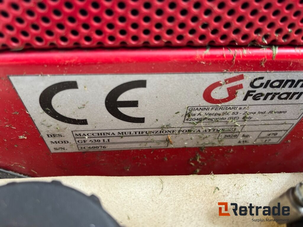 Plæne- og parkmaskiner GINNI FERRARI GF 630 I.I Plænetraktor - Maquinaria agrícola: foto 5 Plæne- og parkmaskiner GINNI FERRARI GF 630 I.I Plænetraktor - Maquinaria agrícola: foto 5