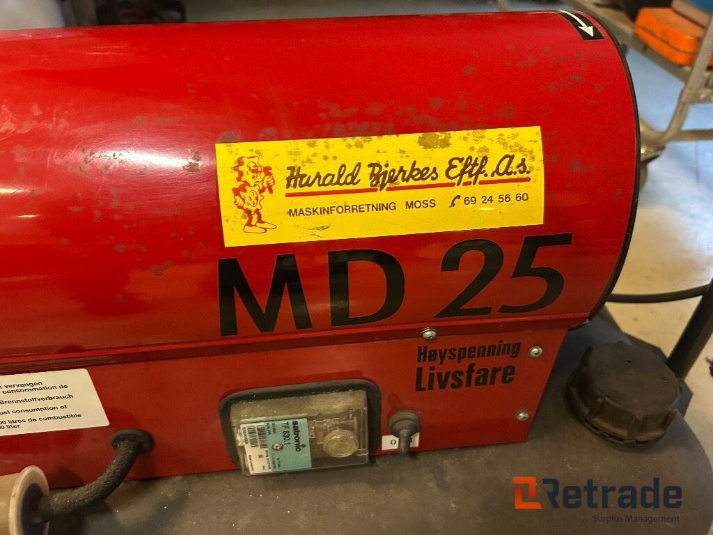 Diesel varmer fra Dantherm MD 25 - Maquinaria industrial: foto 4 Diesel varmer fra Dantherm MD 25 - Maquinaria industrial: foto 4