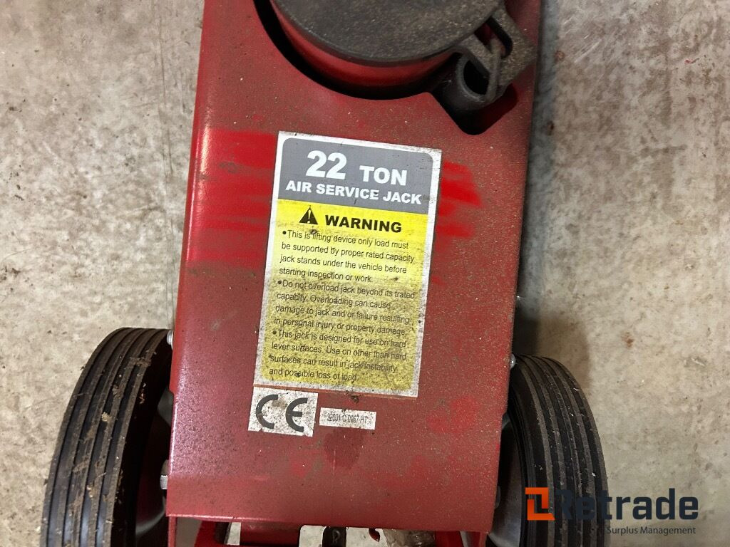 Lastebil jekk på luft 22 ton Air Service Jack - Maquinaria industrial: foto 4 Lastebil jekk på luft 22 ton Air Service Jack - Maquinaria industrial: foto 4
