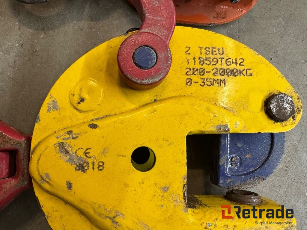 Plåtlyfthandskar för kranbil - Equipo de almacén: foto 3 Plåtlyfthandskar för kranbil - Equipo de almacén: foto 3