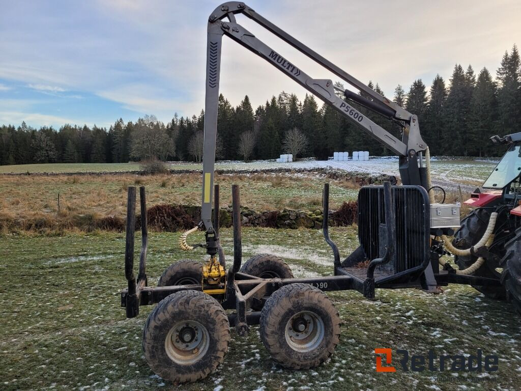 Skogsvagn Huggarvagn med kran Trejon Multiforest MF90 - Remolque forestal: foto 3 Skogsvagn Huggarvagn med kran Trejon Multiforest MF90 - Remolque forestal: foto 3