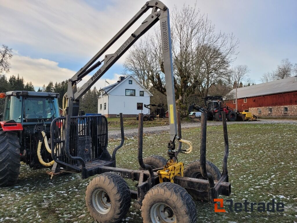 Skogsvagn Huggarvagn med kran Trejon Multiforest MF90 - Remolque forestal: foto 4 Skogsvagn Huggarvagn med kran Trejon Multiforest MF90 - Remolque forestal: foto 4