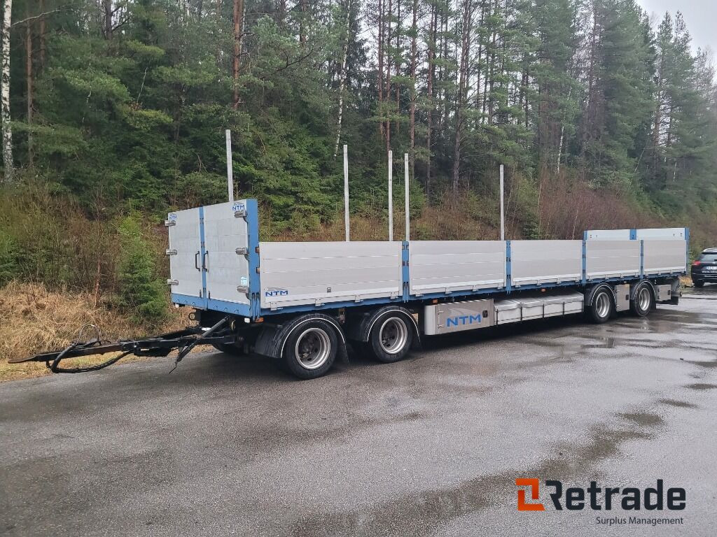 Släpvagn NTM 4 axligt flaksläp lämsläp , släp med lämmar -2021 - Remolque volquete: foto 1 Släpvagn NTM 4 axligt flaksläp lämsläp , släp med lämmar -2021 - Remolque volquete: foto 1