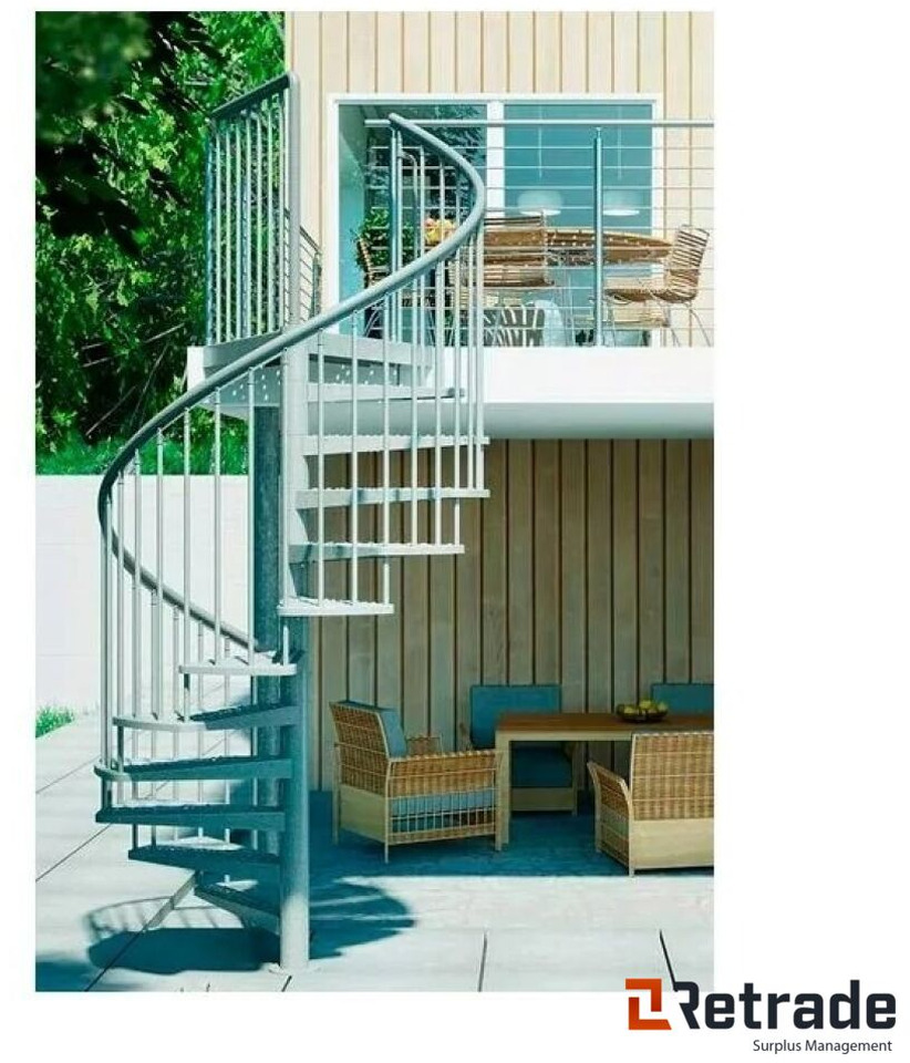 Spiraltrappa Dolle Toronto 185 cm - Equipo de construcción: foto 1 Spiraltrappa Dolle Toronto 185 cm - Equipo de construcción: foto 1