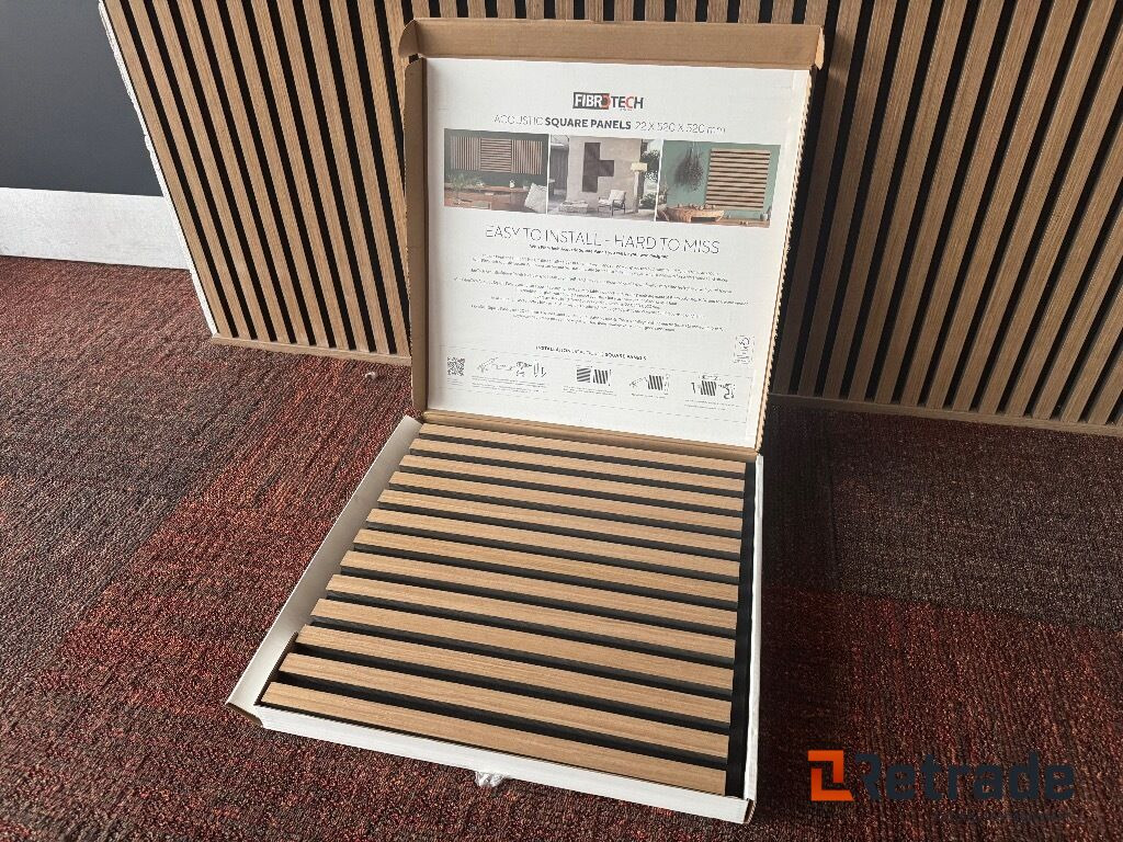 Square panels Akustikpaneler 52x52x2,2cm - Equipo de construcción: foto 1 Square panels Akustikpaneler 52x52x2,2cm - Equipo de construcción: foto 1