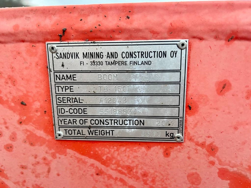 Perforadora Sandvik DT1130i Drill Rig: foto 19