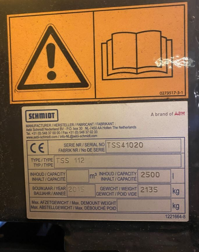 Leasing de SCHMIDT TSS 122, Like NEW SCHMIDT TSS 122, Like NEW: foto 14