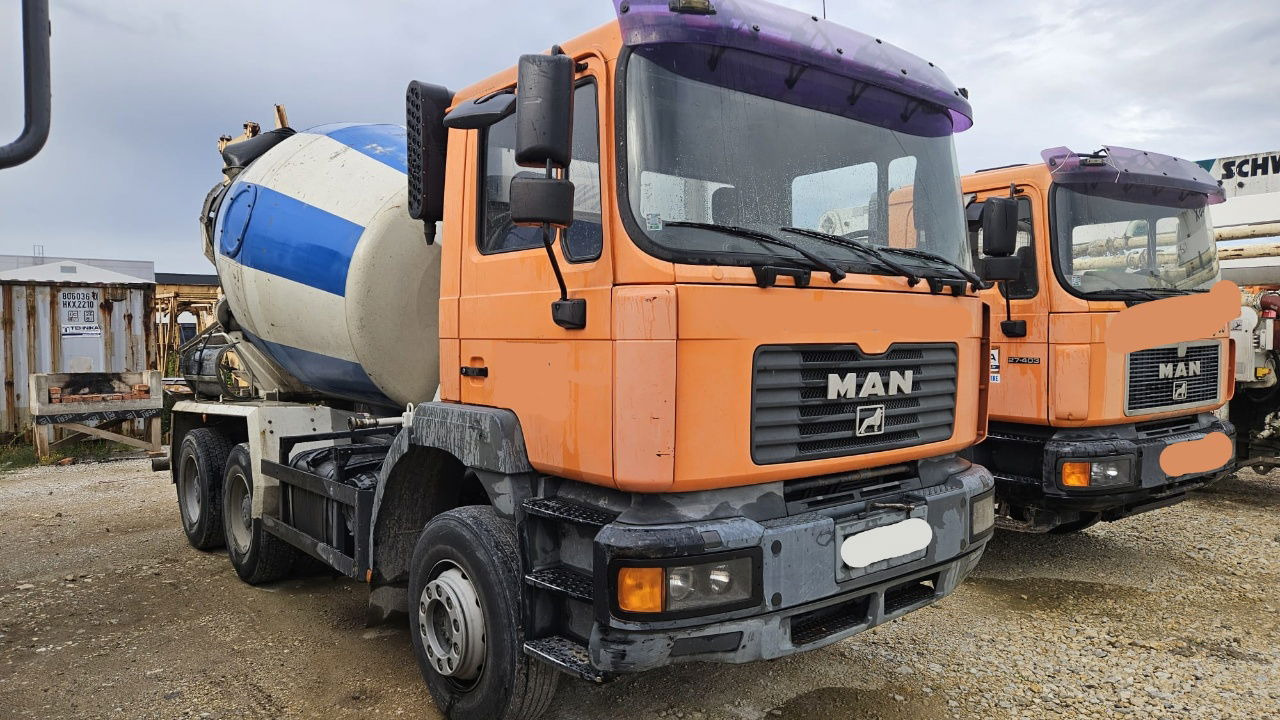 MAN FE 410A 6x4 mixer - 7m3 - euro 3 - Camión hormigonera: foto 2 MAN FE 410A 6x4 mixer - 7m3 - euro 3 - Camión hormigonera: foto 2