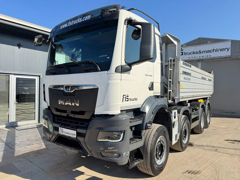 MAN TGS 41.510 8x4 Meiller bordmatic tipper - retarder - Euro 6 - Camión volquete: foto 1 MAN TGS 41.510 8x4 Meiller bordmatic tipper - retarder - Euro 6 - Camión volquete: foto 1