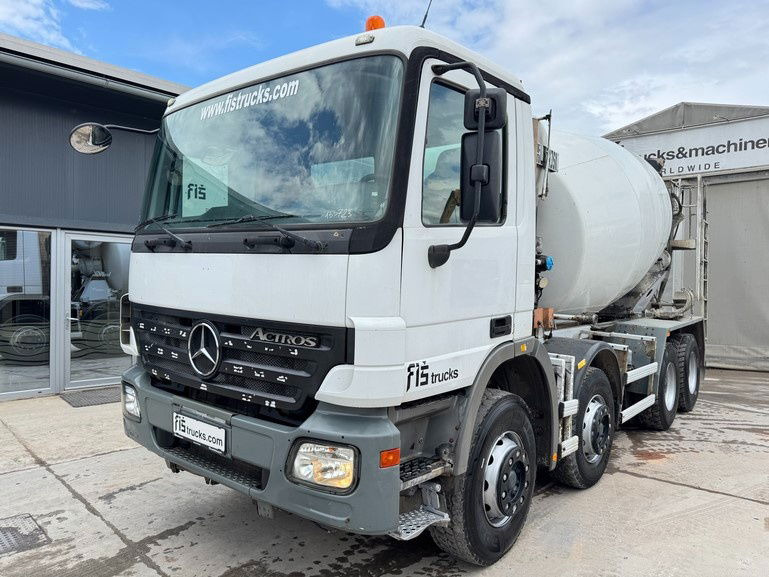 Mercedes-Benz Actros 3241 8x4 mixer 9m3 - Camión hormigonera: foto 1 Mercedes-Benz Actros 3241 8x4 mixer 9m3 - Camión hormigonera: foto 1