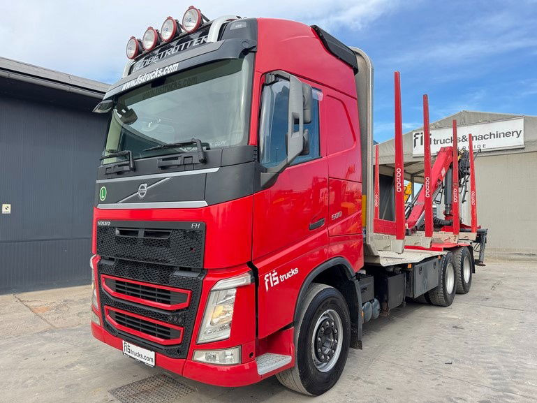 Volvo FH 500 6x4 forest truck - Epsilon 110Z - scissors - Camión portacontenedore/ Intercambiable: foto 1 Volvo FH 500 6x4 forest truck - Epsilon 110Z - scissors - Camión portacontenedore/ Intercambiable: foto 1