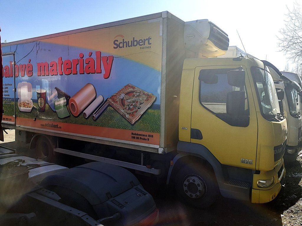 DAF LF45.210 mit Carrier Motorschaden engineproblem - Camión frigorífico: foto 1 DAF LF45.210 mit Carrier Motorschaden engineproblem - Camión frigorífico: foto 1