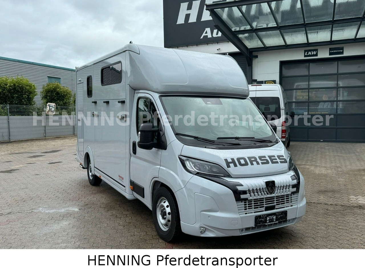 Peugeot Boxer 3 - Sitzer *GROSSE SATTELKAMMER* - Camión transporte de ganado: foto 2 Peugeot Boxer 3 - Sitzer *GROSSE SATTELKAMMER* - Camión transporte de ganado: foto 2
