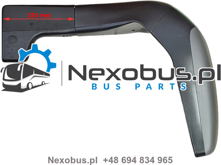 Lusterko Mercedes Intergo Setra 4.. NF UL prawe L=255 mm - Espejo retrovisor para Autobús: foto 1 Lusterko Mercedes Intergo Setra 4.. NF UL prawe L=255 mm - Espejo retrovisor para Autobús: foto 1