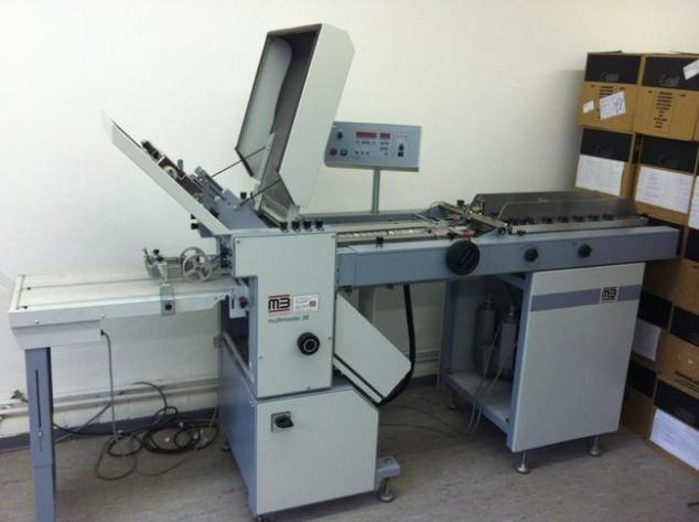 Bäuerle CAS 38-4-F buckle plate folding machine - Plegadora de papel: foto 1 Bäuerle CAS 38-4-F buckle plate folding machine - Plegadora de papel: foto 1