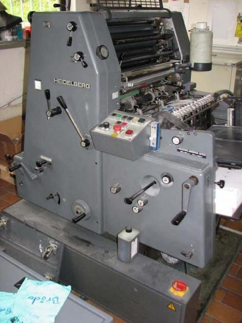 Heidelberg GTO 52 single-color offset press - Máquina offset: foto 1 Heidelberg GTO 52 single-color offset press - Máquina offset: foto 1