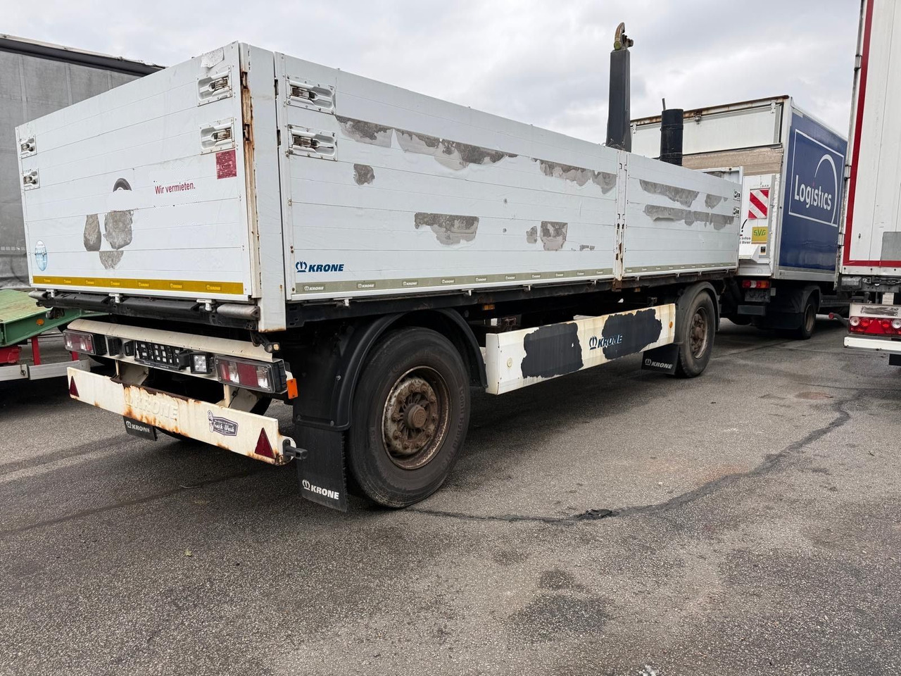 Krone AZ Baustoffe Alu BPW HU möglich - Remolque plataforma/ Caja abierta: foto 2 Krone AZ Baustoffe Alu BPW HU möglich - Remolque plataforma/ Caja abierta: foto 2