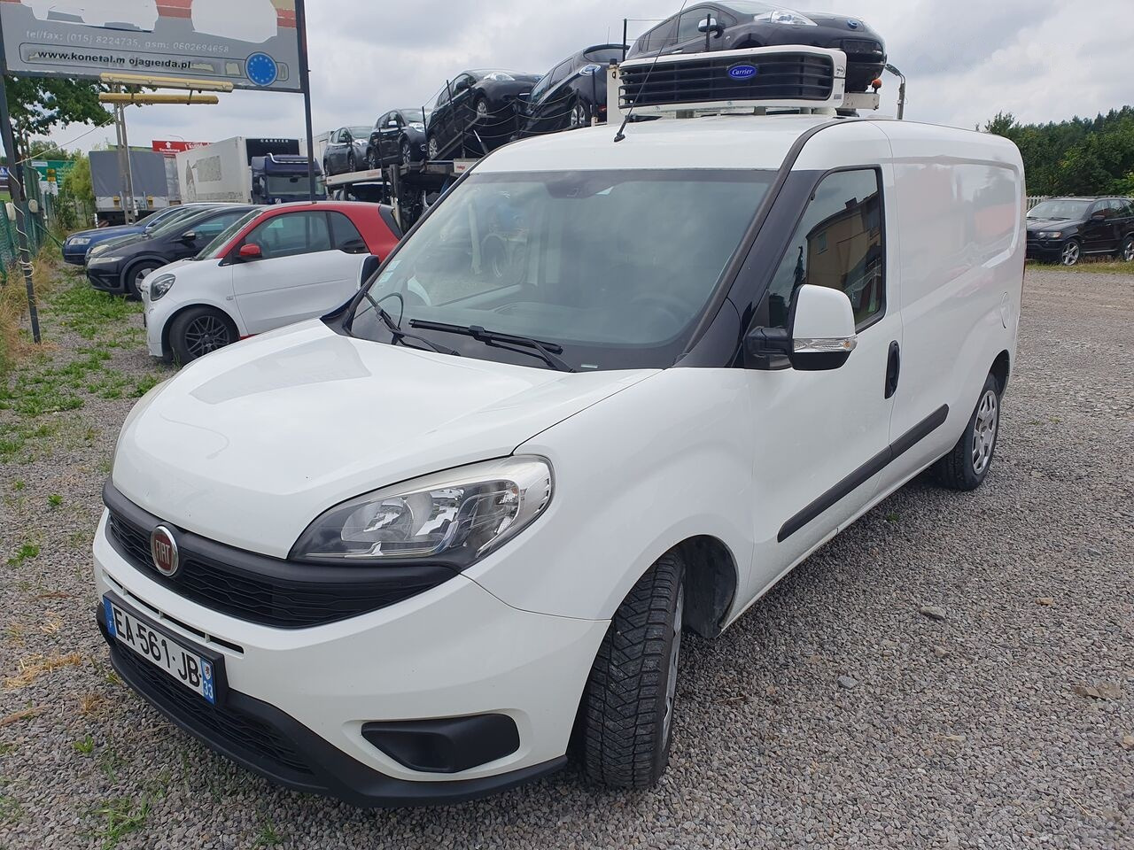 FIAT DOBLO 1.6 LONG CHLODNIA carrier +230v KLIMA EURO6 - Furgoneta frigorifica: foto 1 FIAT DOBLO 1.6 LONG CHLODNIA carrier +230v KLIMA EURO6 - Furgoneta frigorifica: foto 1