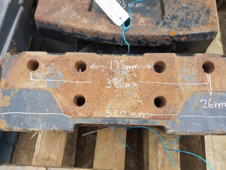 Contrapeso para Maquinaria agrícola New Holland  Tm, Ts, 60 Series Main Weight Carrier Block 82026907, 82014593: foto 10