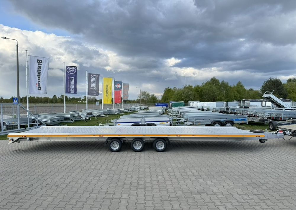 GROMEX laweta aluminiowa | 850x210cm | DMC 3500kg | platforma na 2 auta | 3 osie AL-KO | OŚWIETLENIE LED - Remolque portavehículos: foto 2 GROMEX laweta aluminiowa | 850x210cm | DMC 3500kg | platforma na 2 auta | 3 osie AL-KO | OŚWIETLENIE LED - Remolque portavehículos: foto 2