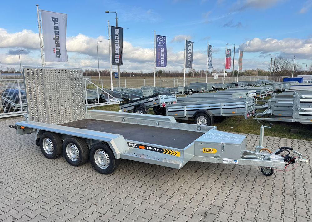 LORRIES TPM35-4017 402x175 cm DMC 3500kg przyczepa 3 osiowa pod koparkę budowlanka - Remolque porta maquinaria: foto 1 LORRIES TPM35-4017 402x175 cm DMC 3500kg przyczepa 3 osiowa pod koparkę budowlanka - Remolque porta maquinaria: foto 1