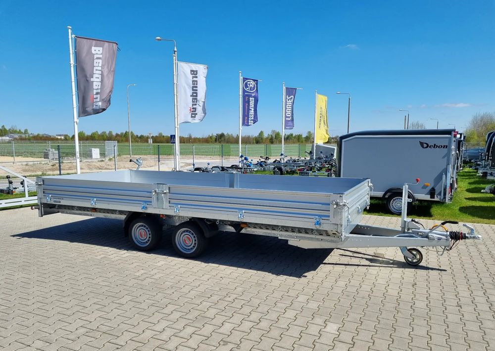 Stema Przyczepa 510x213 cm ALU 3,5T hamowana - Remolque plataforma/ Caja abierta: foto 1 Stema Przyczepa 510x213 cm ALU 3,5T hamowana - Remolque plataforma/ Caja abierta: foto 1