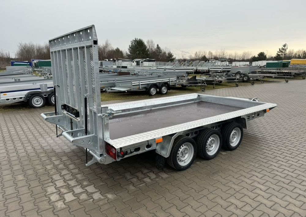 Wiola B3540 MAX - 400 x 170 cm | 2546kg ładowności | trap stalowy | 3-osiowa budowlanka - Remolque porta maquinaria: foto 3 Wiola B3540 MAX - 400 x 170 cm | 2546kg ładowności | trap stalowy | 3-osiowa budowlanka - Remolque porta maquinaria: foto 3