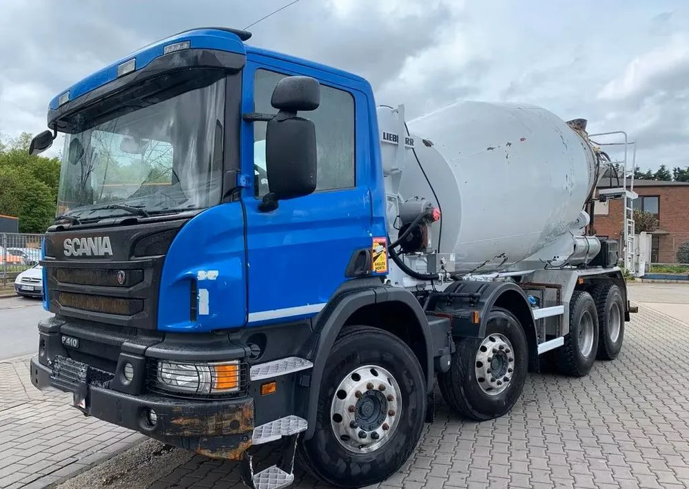 Scania P410 8x4 – Betoniarka Liebherr 9 m³/ Euro 5 / Retarder - Camión hormigonera: foto 1 Scania P410 8x4 – Betoniarka Liebherr 9 m³/ Euro 5 / Retarder - Camión hormigonera: foto 1